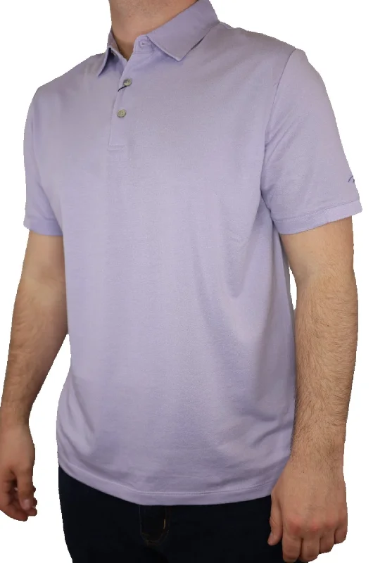 Men’s short-sleeve vent tops-Robert Barakett Ragdan Polo Shirt