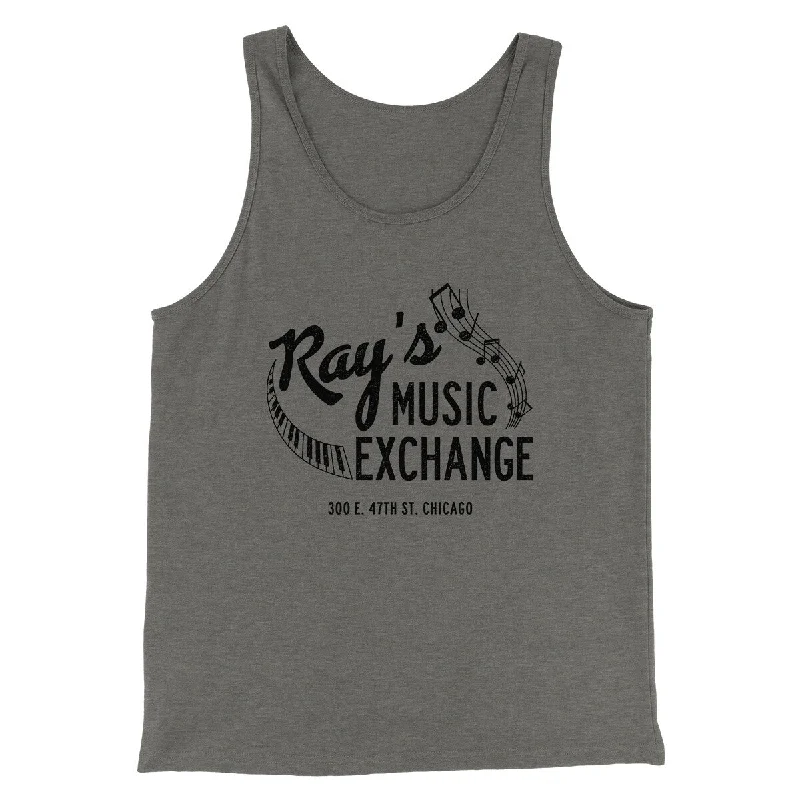 Men’s short-sleeve opal shirts-Rays Music Exchange Funny Movie Men/Unisex Tank Top