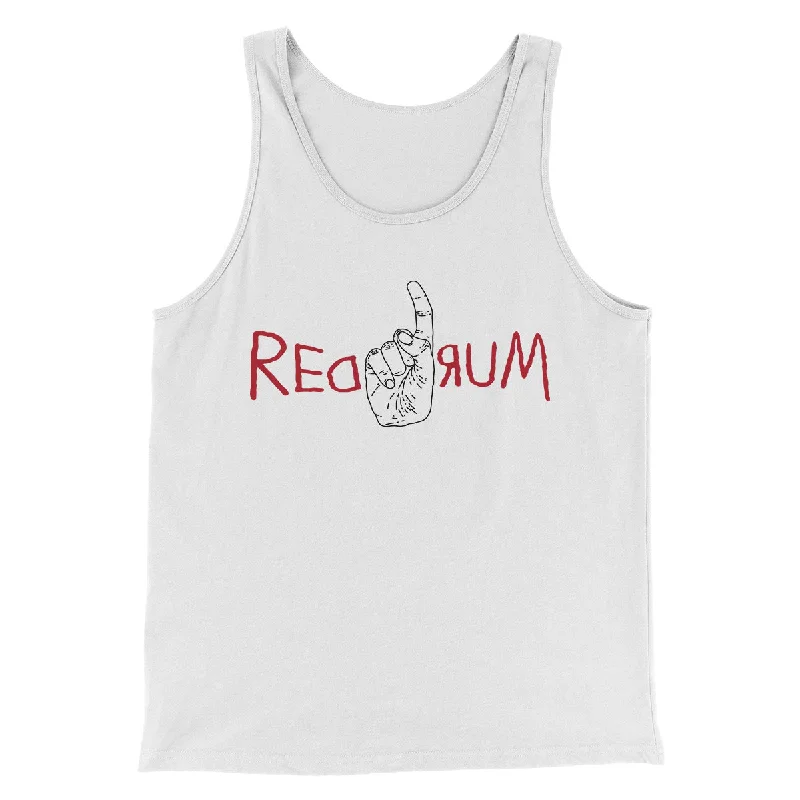 Men’s short-sleeve purl tops-Red Rum Funny Movie Men/Unisex Tank Top