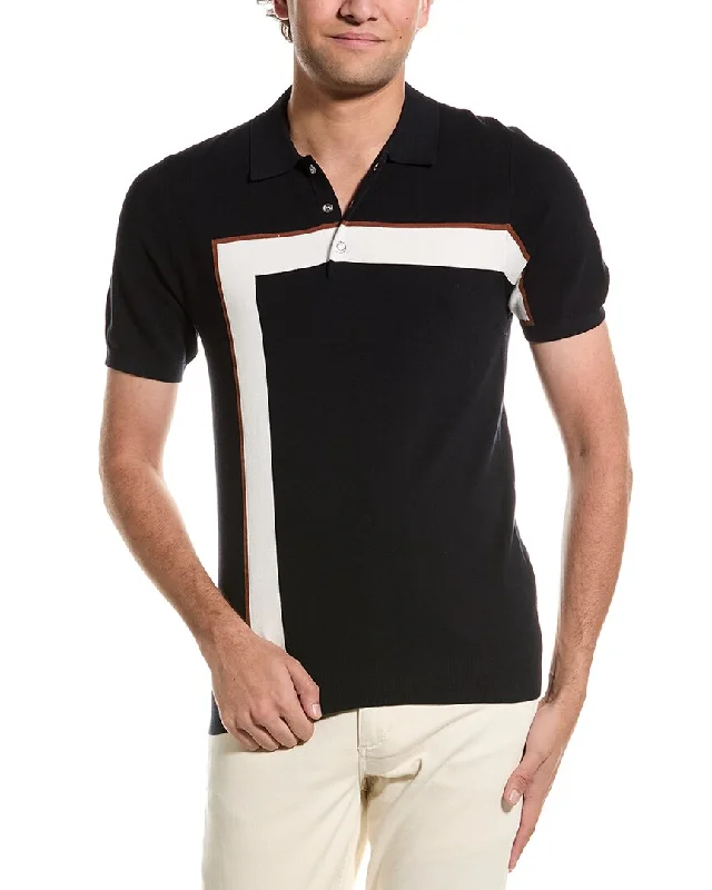 Men’s short-sleeve kestrel polos-Reiss Bello Striped Polo T-Shirt