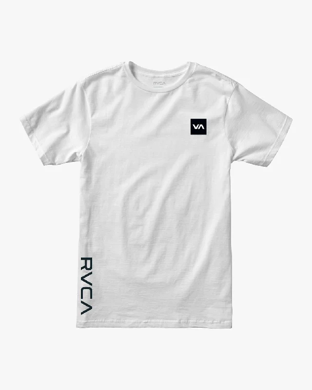 Men’s short-sleeve rime tops-RVCA 2X Workout Shirt - White