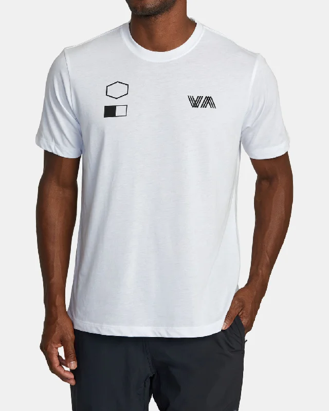 Men’s short-sleeve lark tops-RVCA Copy Tee - White