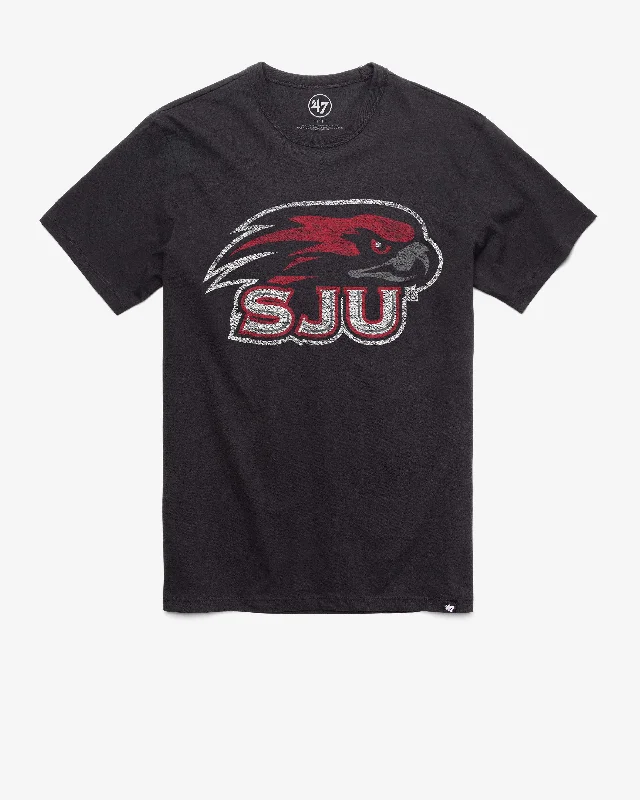 Men’s short-sleeve kink shirts-SAINT JOSEPHS HAWKS PREMIER '47 FRANKLIN TEE