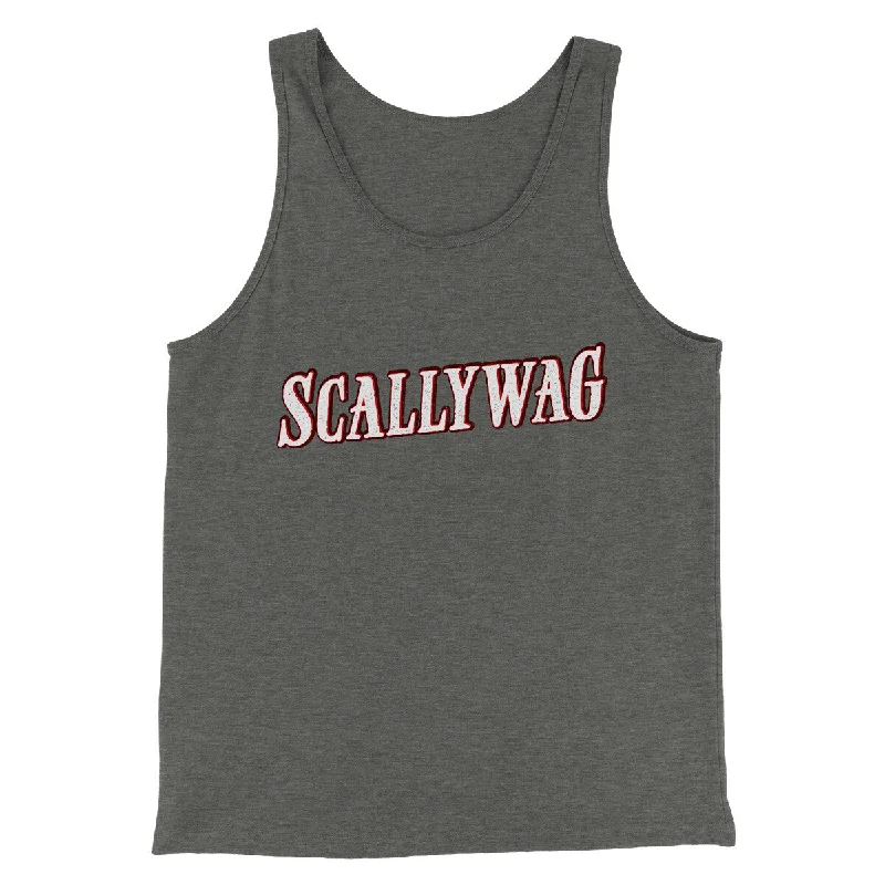 Men’s short-sleeve chert shirts-Scallywag Men/Unisex Tank Top