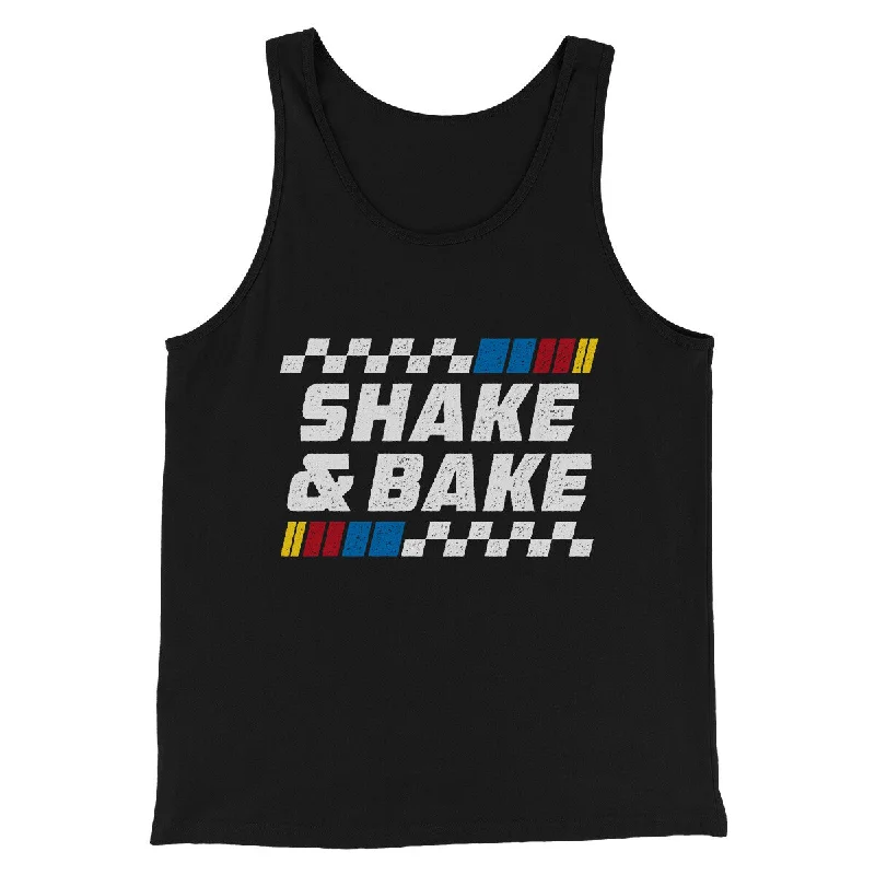 Men’s short-sleeve cairn tees-Shake And Bake Funny Movie Men/Unisex Tank Top