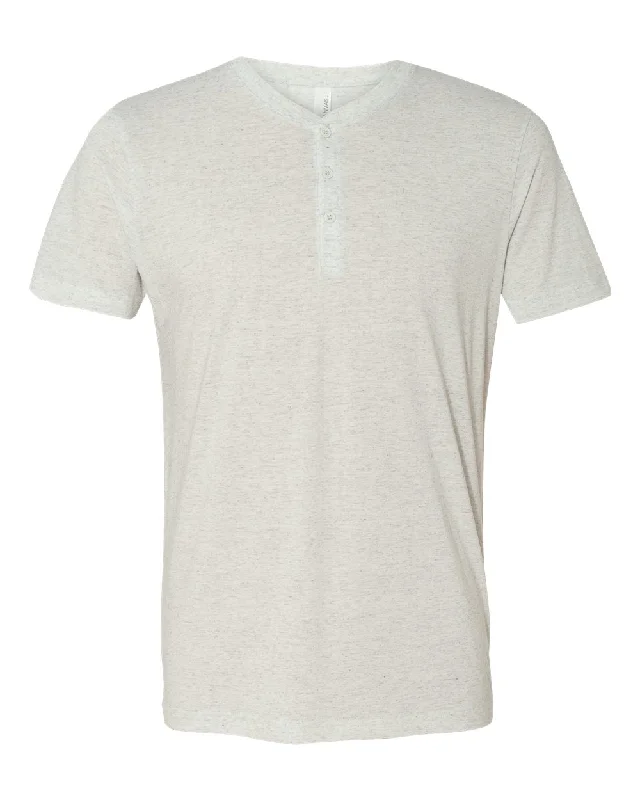 Men's subtle micro-tessera shirts-Short Sleeve Henley