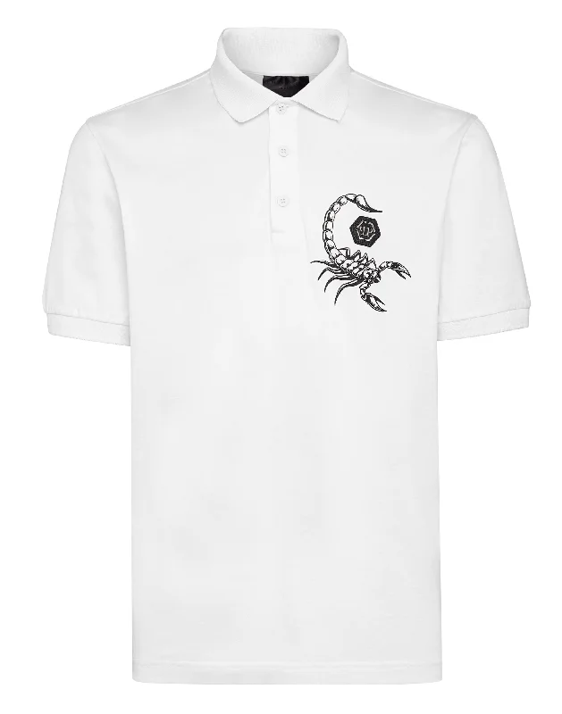 Men’s short-sleeve wisp tees-Slim Fit Polo shirt SS Scorpion