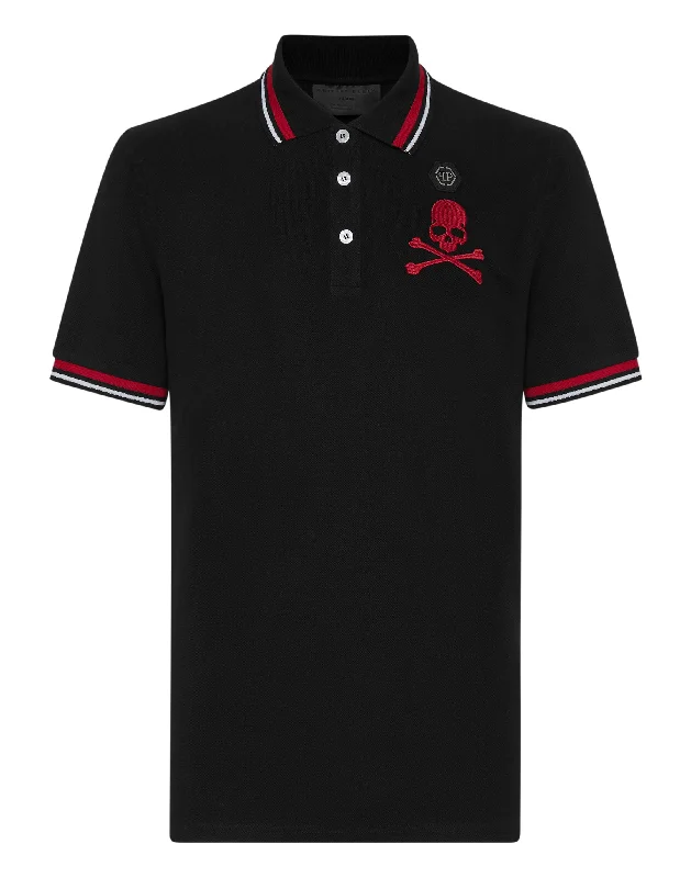 Men’s short-sleeve sate tees-Slim Fit Polo shirt SS Skull&Bones