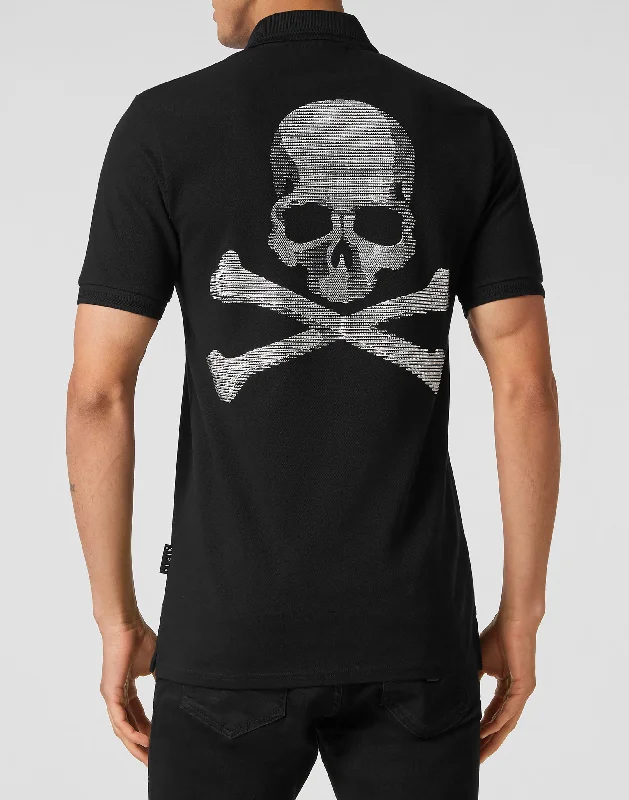 Men’s short-sleeve etch shirts-Slim Fit Polo shirt SS Skull&Bones