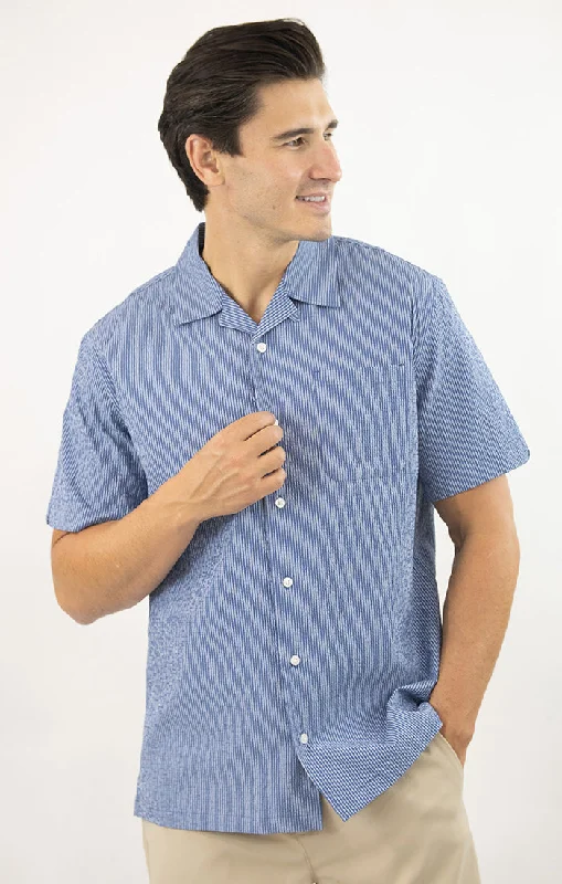 BLUE STRIPE PRINT