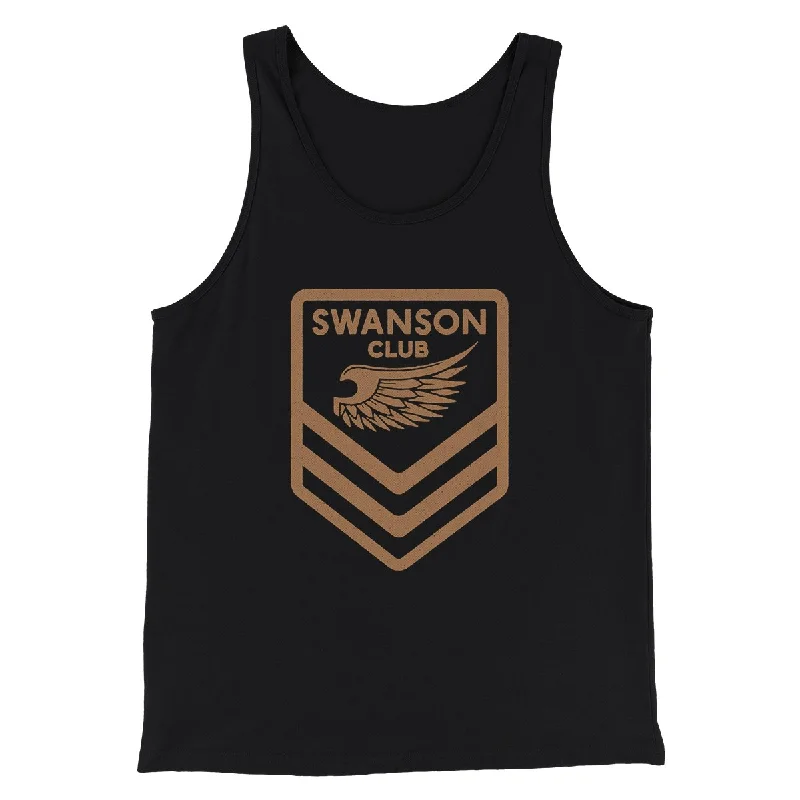 Men’s short-sleeve umber tops-Swanson Club Men/Unisex Tank Top