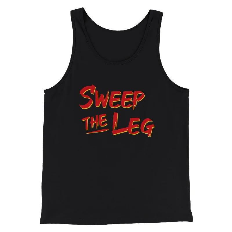 Men’s short-sleeve quirk tees-Sweep The Leg Funny Movie Men/Unisex Tank Top