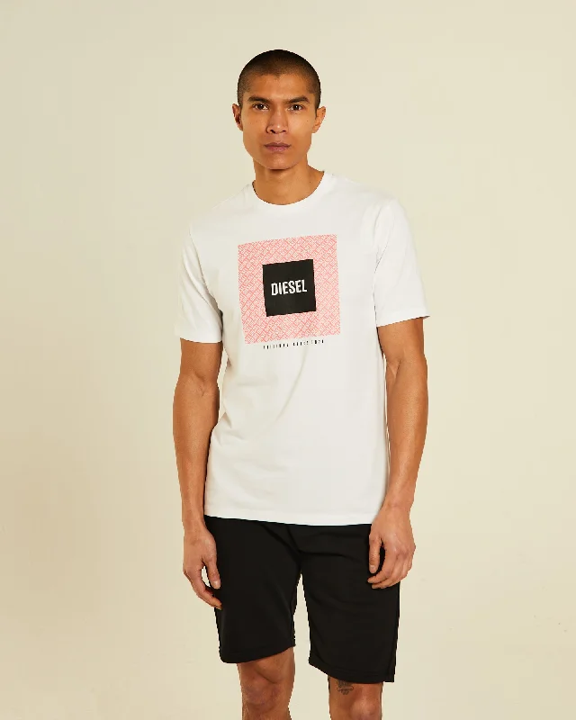 Men’s short-sleeve elm tops-Idris Tee Optic White