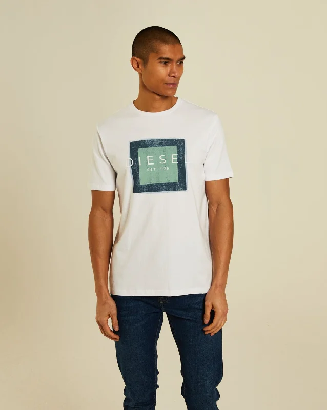 Men’s short-sleeve xeno tops-Freeman Tee Optic White