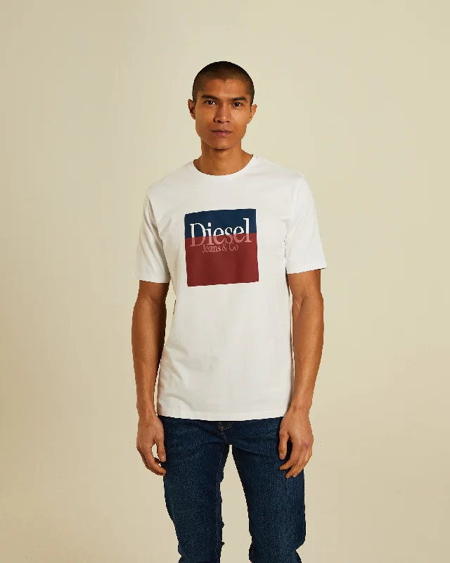 Men’s short-sleeve moot tees-Elio Tee Dove White