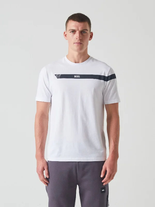 Men’s short-sleeve mire tops-Kev Tee Optic White