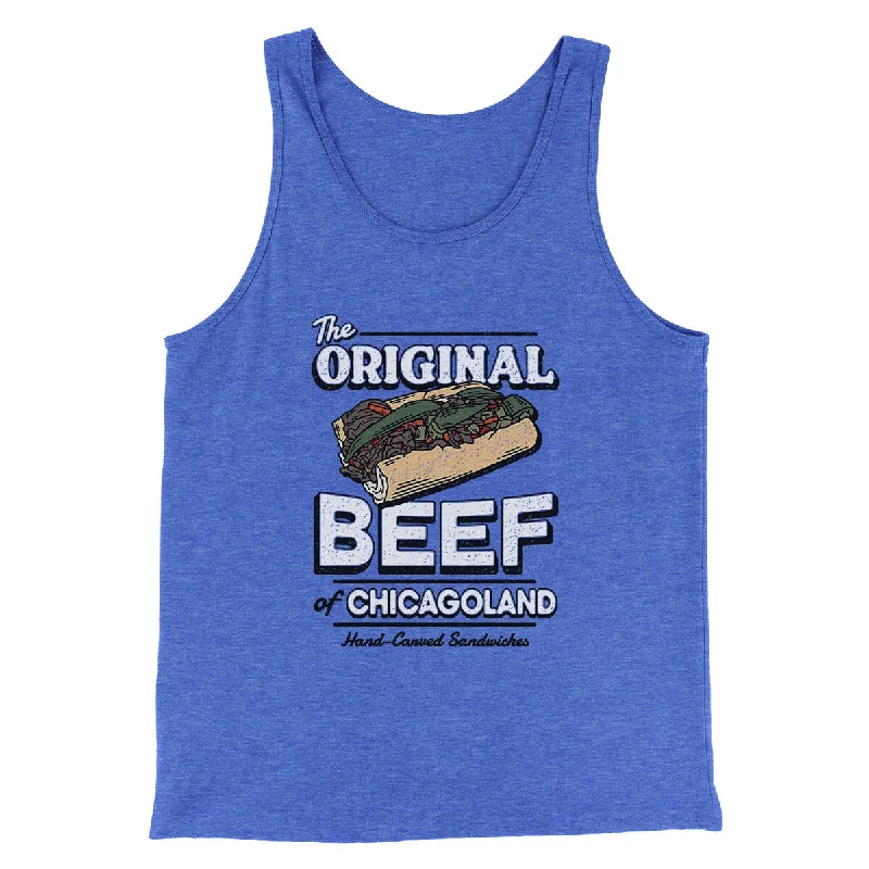 Men’s short-sleeve jasper tees-The Original Beef Of Chicagoland Men/Unisex Tank Top