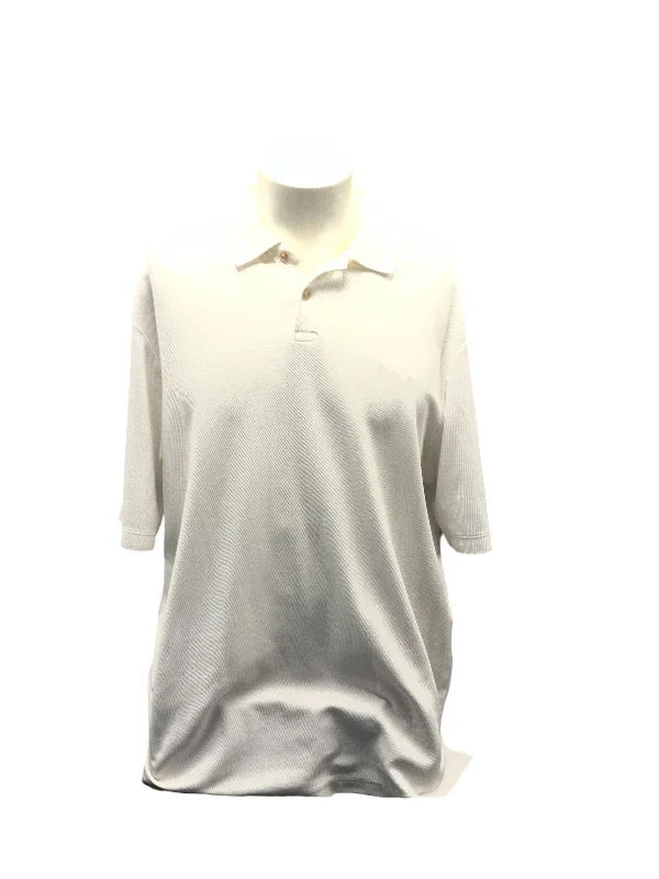 Men’s short-sleeve gush tees-Tommy Bahama Men's Polo White XL