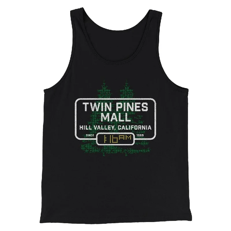 Men’s short-sleeve apex tees-Twin Pines Mall Funny Movie Men/Unisex Tank Top