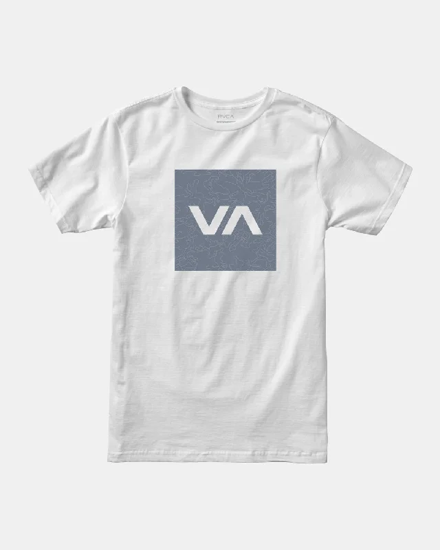 Men’s short-sleeve chert shirts-VA Box Fill Tee - White 2