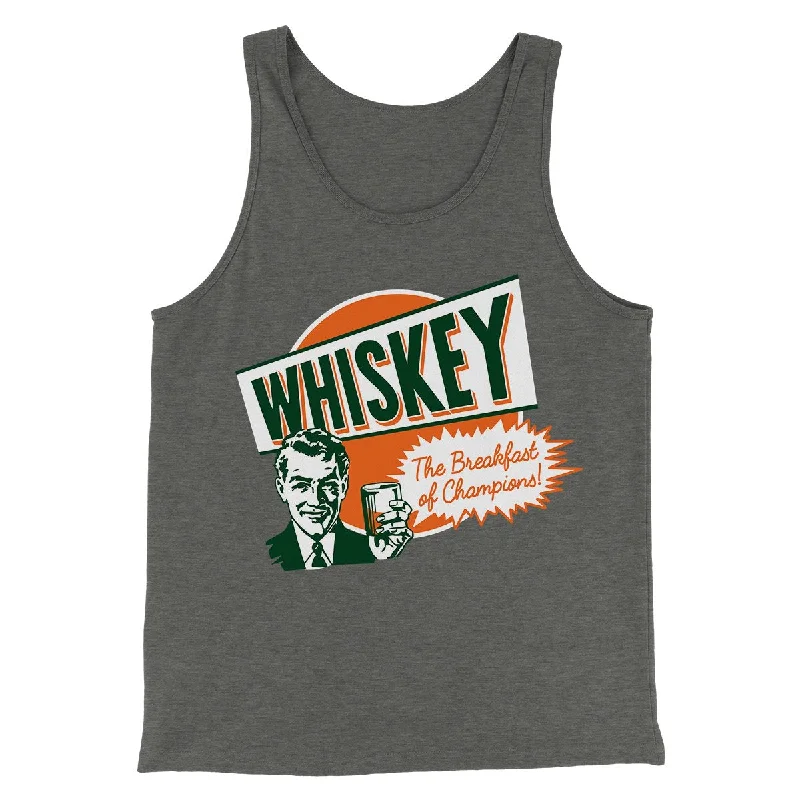 Men’s short-sleeve kestrel polos-Whiskey - Breakfast of Champions Men/Unisex Tank Top