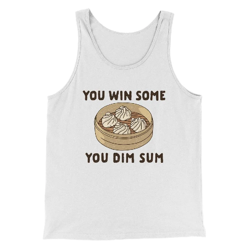 Men’s short-sleeve nix tops-You Win Some, You Dim Sum Men/Unisex Tank Top