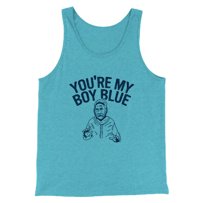 Men’s short-sleeve kestrel polos-You’re My Boy Blue Funny Movie Men/Unisex Tank Top