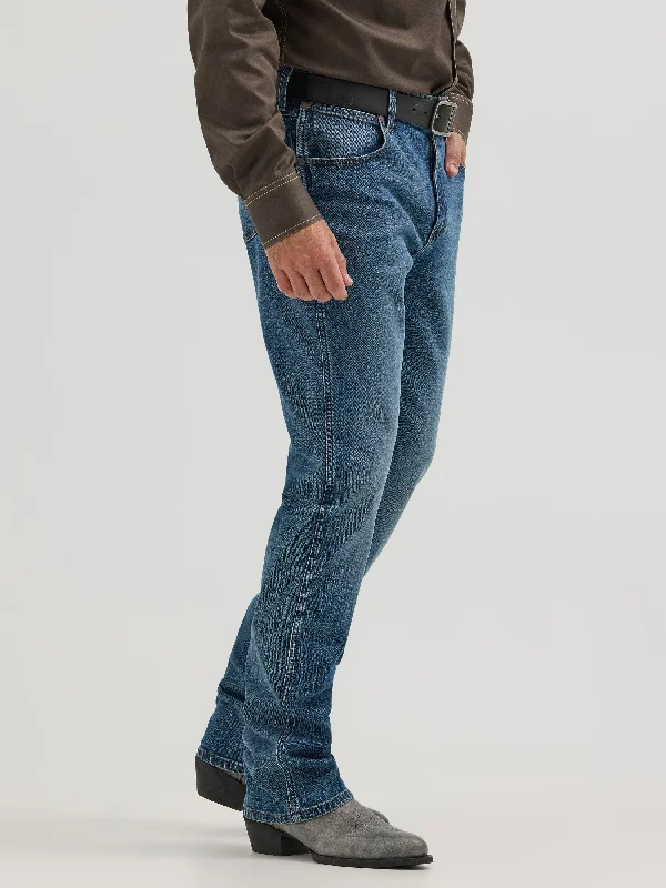 Men's sleek urban pants-Men's Wrangler Retro Relaxed Bootcut Jeans #112358247