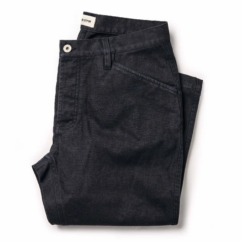 Men's sharp casual Friday pants-The Camp Pant in Coal Boss Duck