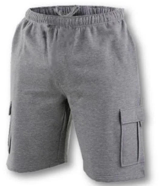 Men's slick satin jogger pants-Falcon Bay Fleece Cargo Short