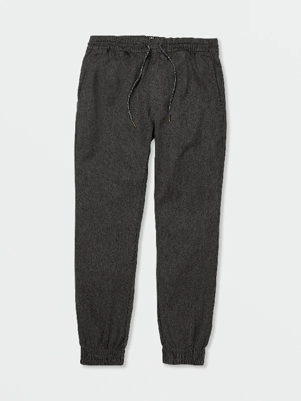 Men's alpine outdoor pants-Frickin Slim Elastic Waist Joggers - Charcoal Heather