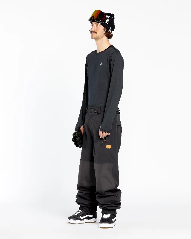 Men's storm-proof wind pants-Mens Longo Gore-Tex Pants - Black