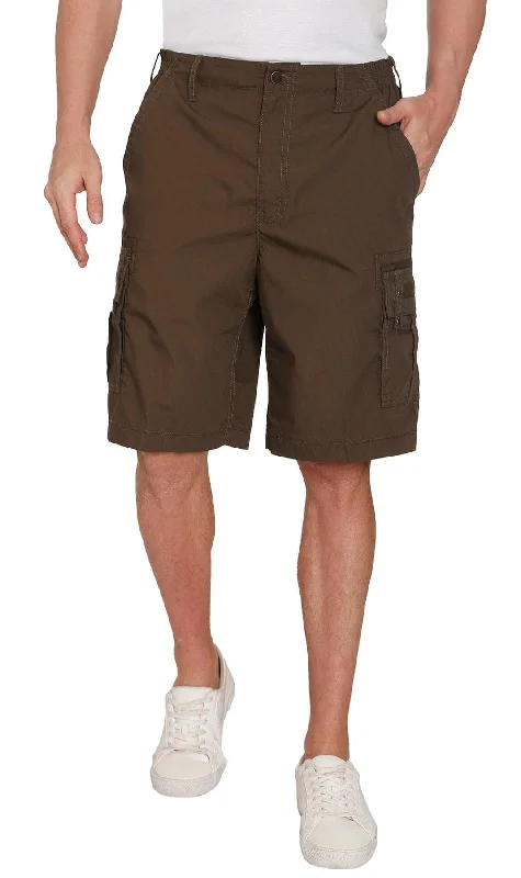 Men's fast-drying trail pants-Men's Elastic Waist Cargo Shorts – Comfort and Functionality for Any Adventure