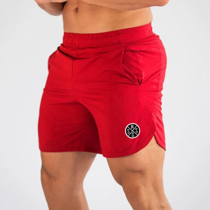 Men's sleek futuristic pants-Men's Polyester Quick Dry Fitness Sportswear Trendy Gym Shorts