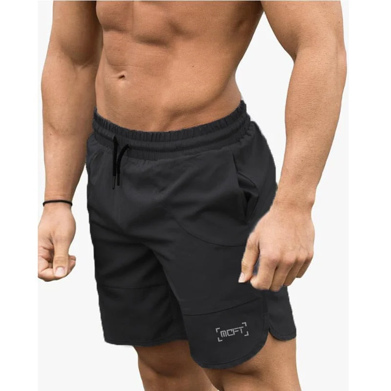 Men's punk-inspired pants-Men's Polyester Quick Dry Fitness Workout Casual Wear Shorts