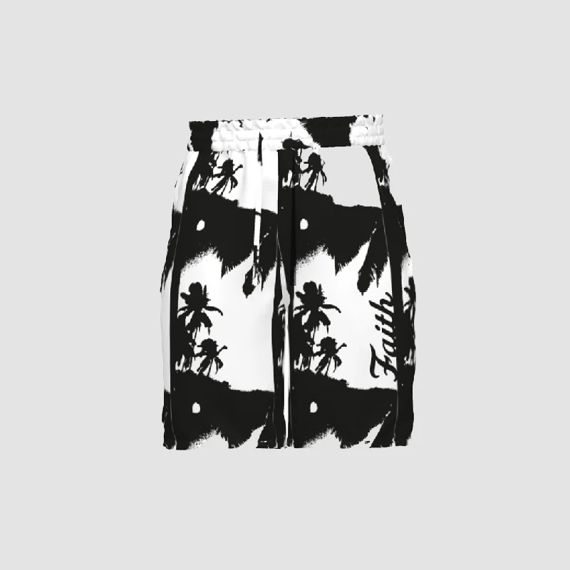 Men's sharp casual Friday pants-PALM TREE SHORTS