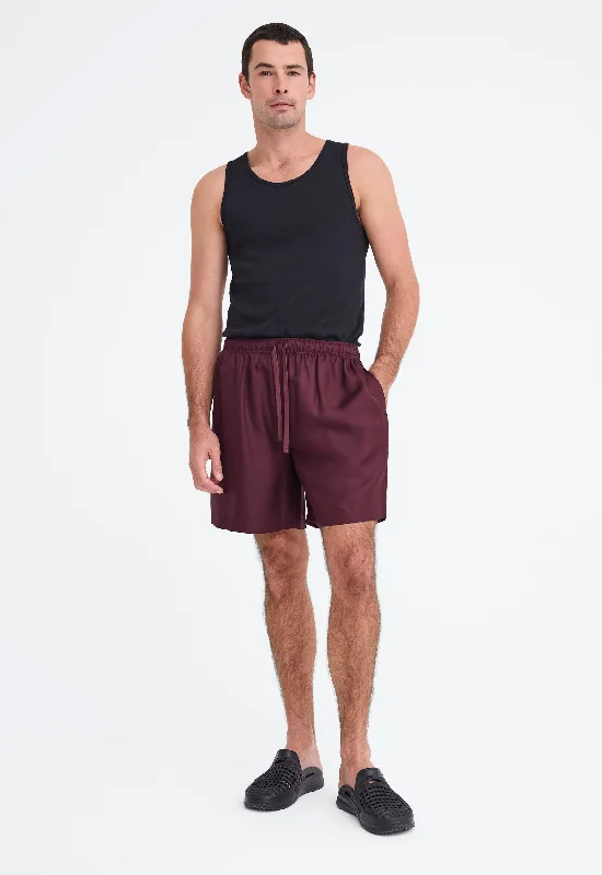 Men's soft suede pants-Wall Short - Vini